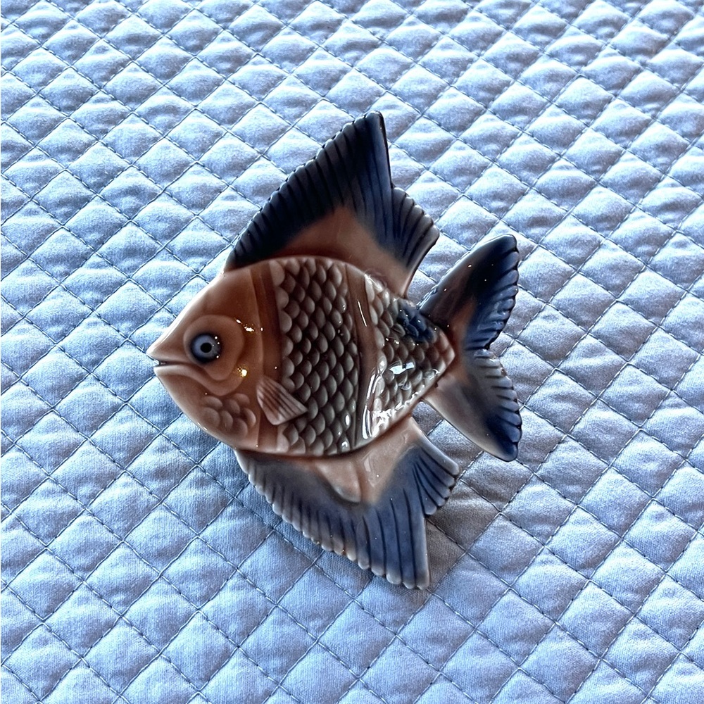 Vintage Wade Porcelain Fish Trinket Dish